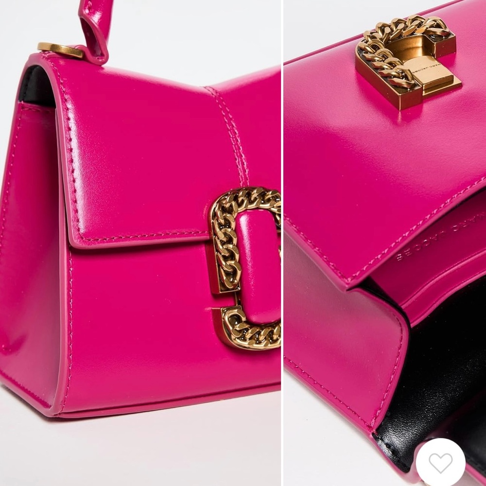 - Marc Jacob’s st.Marc mini top handle, lipstick pink, nwt